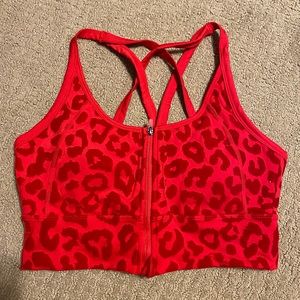 Balance athletica kingdom bra flocked red. Medium